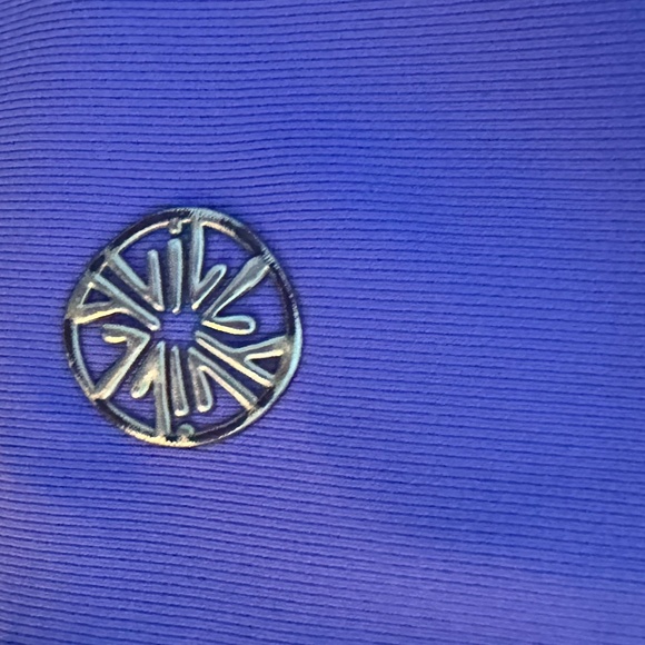 Lilly Pulitzer Luxletic Purple Sleevless Top Size L - Picture 4 of 4